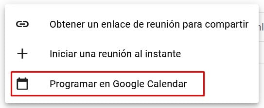 programar reunion google calendar